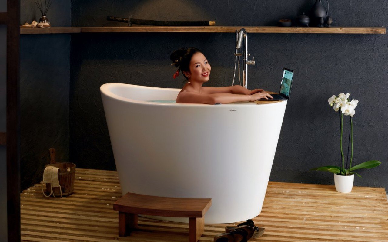 Vasca giapponese True Ofuro Tranquility di Aquatica con Riscaldamento picture № 0