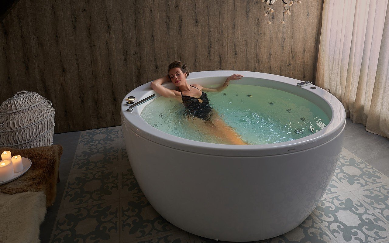 Aquatica Pamela-Wht HydroRelax Pro Vasca da Bagno con Idromassaggio picture № 0