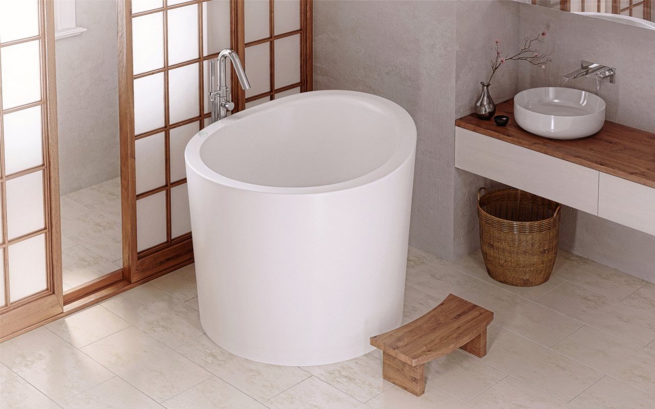 Vasca giapponese True Ofuro Mini Tranquility di Aquatica con Riscaldamento (220V/50/60Hz USA/International) picture № 0