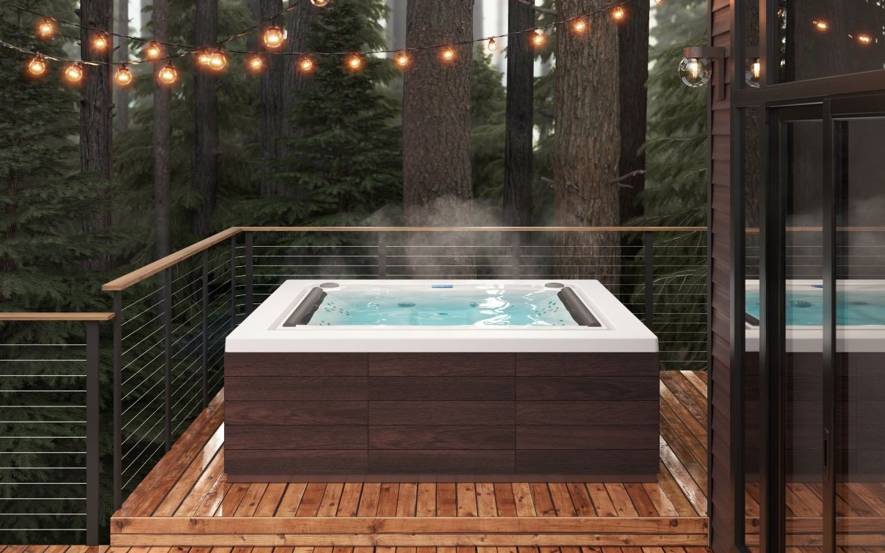 Downtown Infinity Spa con pannelli in legno Thermory di Aquatica (220V/50Hz) picture № 0