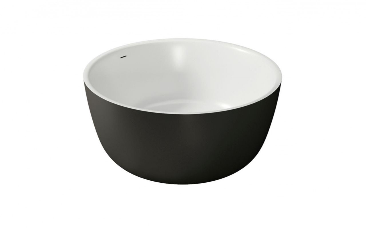 Purescape720M-Black, la vasca da bagno freestanding di Aquatica in pietra AquateX™ – in Nero picture № 0