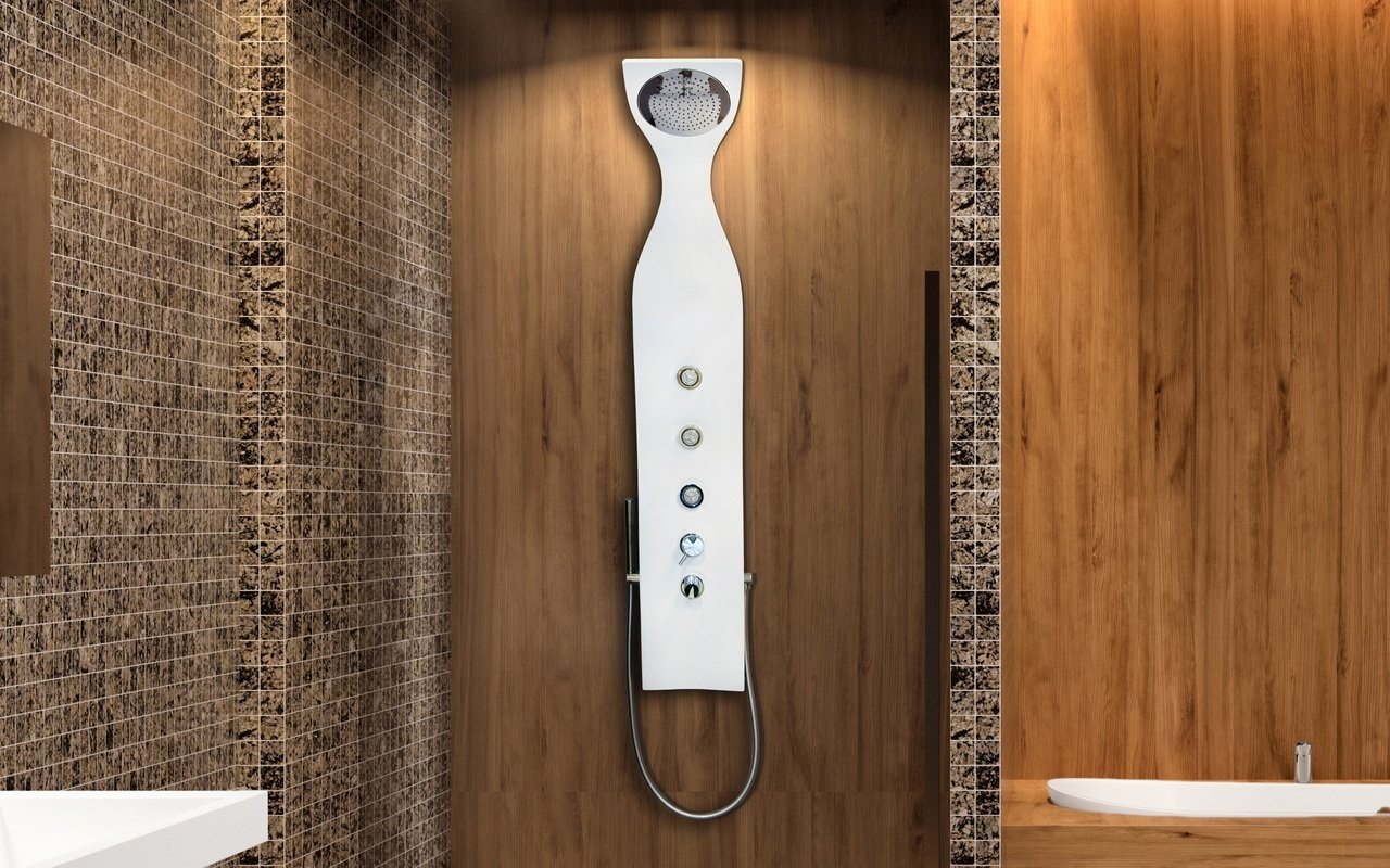 Colonna doccia di Aquatica Elise-Shower-Wht picture № 0
