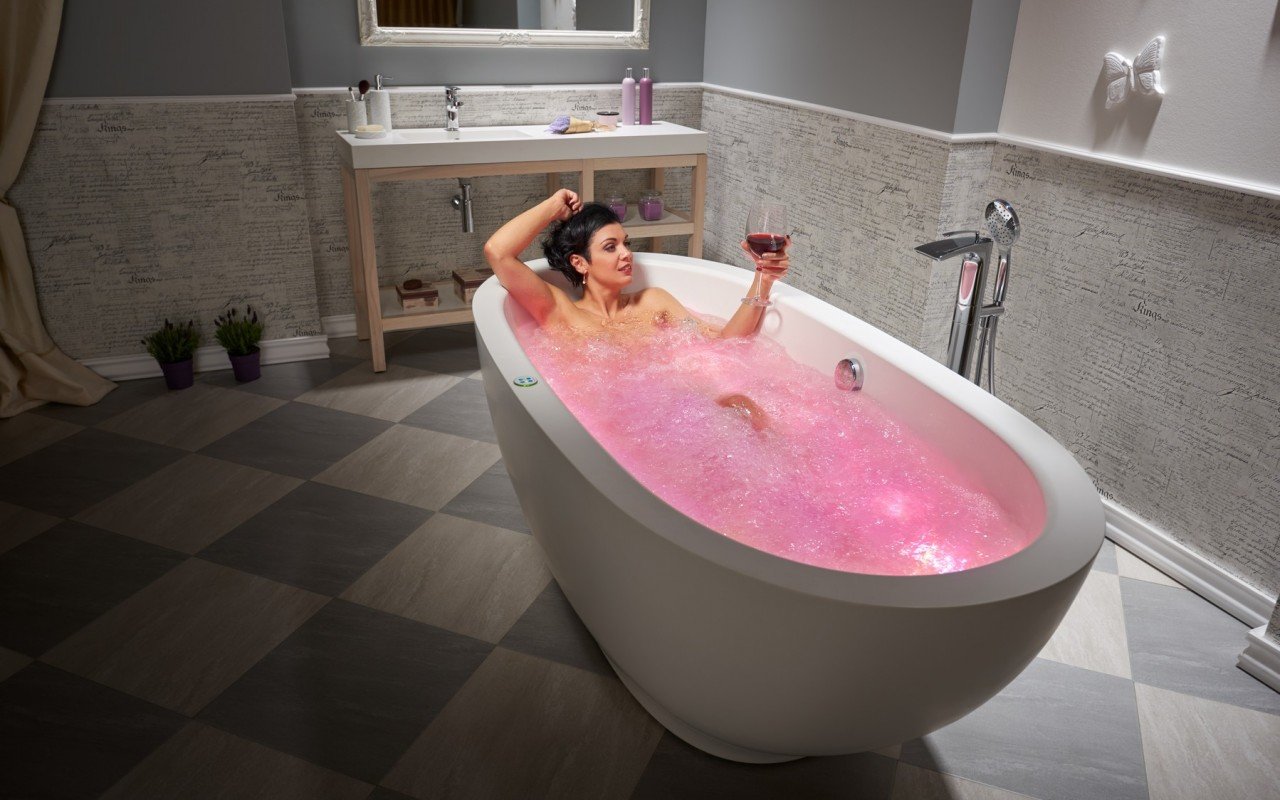 Aquatica Karolina Wht 2 Relax Vasca Da Bagno Con Idromassaggio In Pietra Aquatex