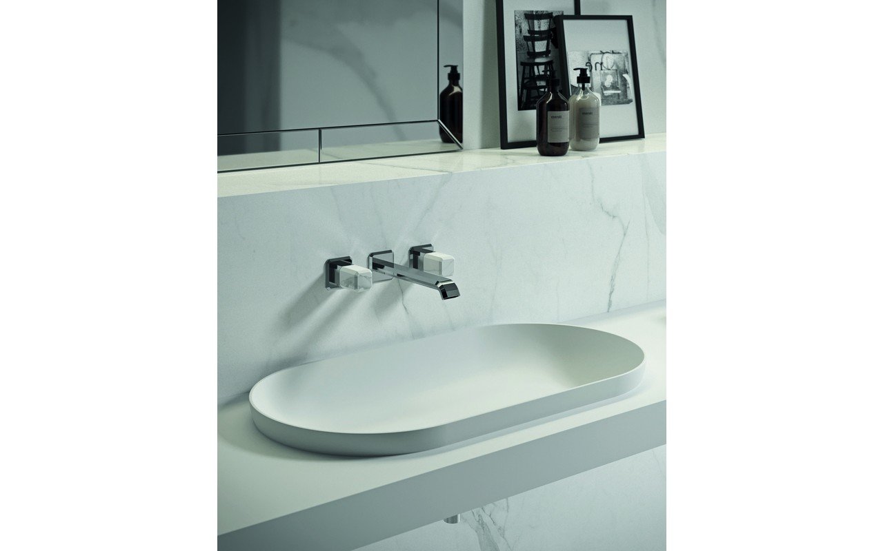 Aquatica Lorena-243 Rubinetteria a muro per lavabo – Cromato picture № 0