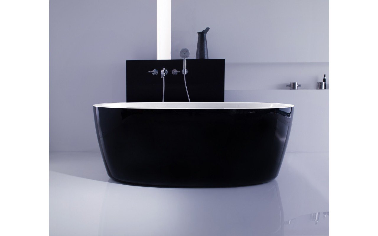 Purescape™ 174A-Black, la vasca da bagno freestanding di Aquatica in materiale acrilico – in nero picture № 0