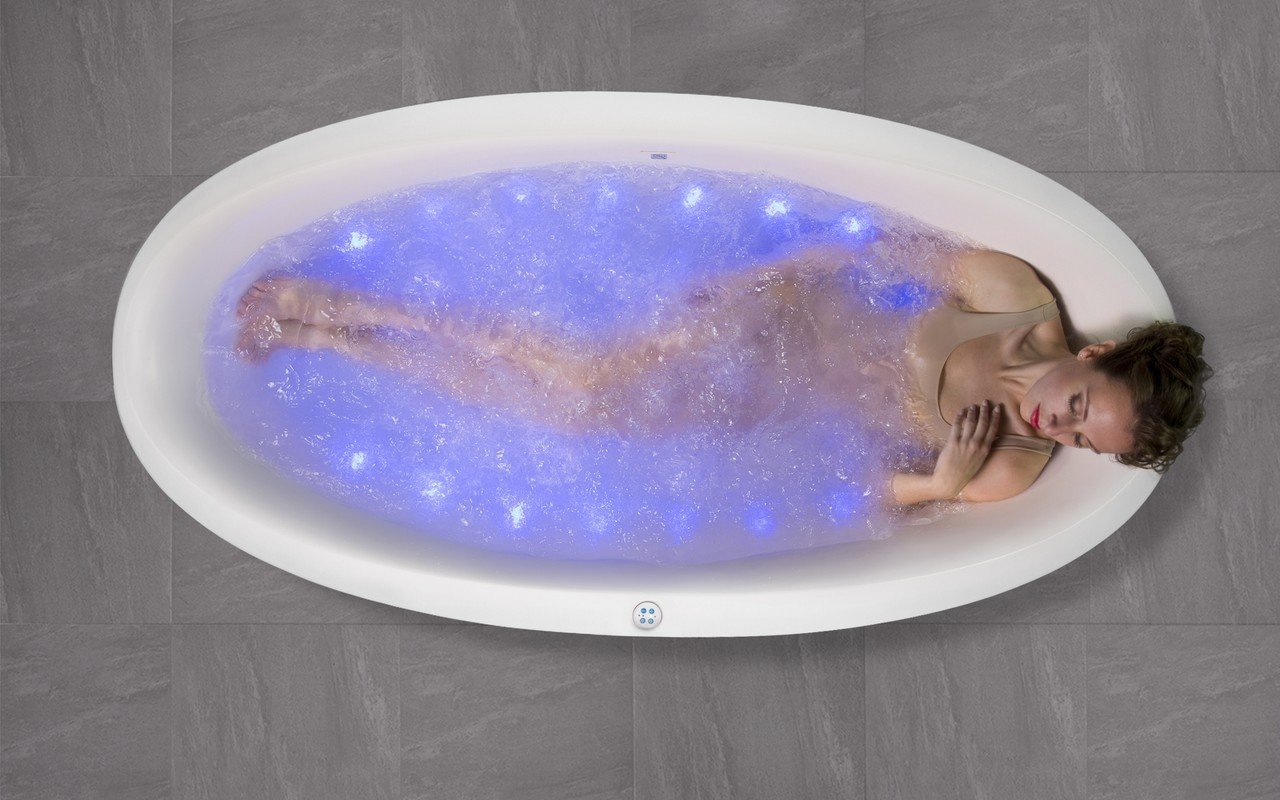 Aquatica Sensuality-Mini-F-Wht Relax Vasca da Bagno con Idromassaggio in pietra AquateX™ picture № 0