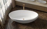 Aquatica Illusion White Freestanding Solid Surface Bathtub3