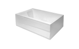 Aquatica Pool Duetto drop in acrylic bathtub 1