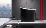 Aquatica True Ofuro Mini Carbon Wht Freestanding Stone Stone Japanese Soaking Bathtub 02 (web)