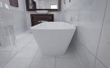 Arabella Wall Stone Bathtub 3D 4