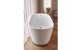 Lullaby Wht Small Freestanding Solid Surface Bathtub by Aquatica web 3