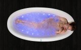 Sensuality mini f black wht relax freestanding solid surface bathtub by Aquatica 08 (web)