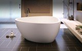 Trinity wht freestanding light weight cast stone bath fine matte by Aquatica 04 (web)
