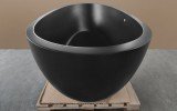 Aquatica Spoon2 Black Freestanding Solid Surface Bathtub03