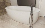 California usa aquatica purescape 174b wht freestanding acrylic bathtub
