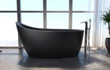 Vasche da Bagno in Superficie Solida Nera picture № 11