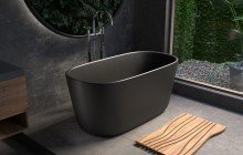 Vasche da Bagno in Superficie Solida Nera picture № 21