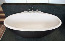 Aquatica Sensuality Mini Wall Blck Wht Back To Wall Solid Surface Bathtub 01 (web)