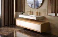 Aquatica Millennium Stone Wooden Vanity02