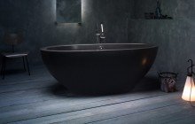 Vasche da Bagno in Superficie Solida Nera picture № 15