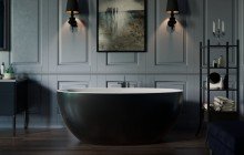 Sensuality mini f black wht freestanding stone bathtub by Aquatica 07 (web)